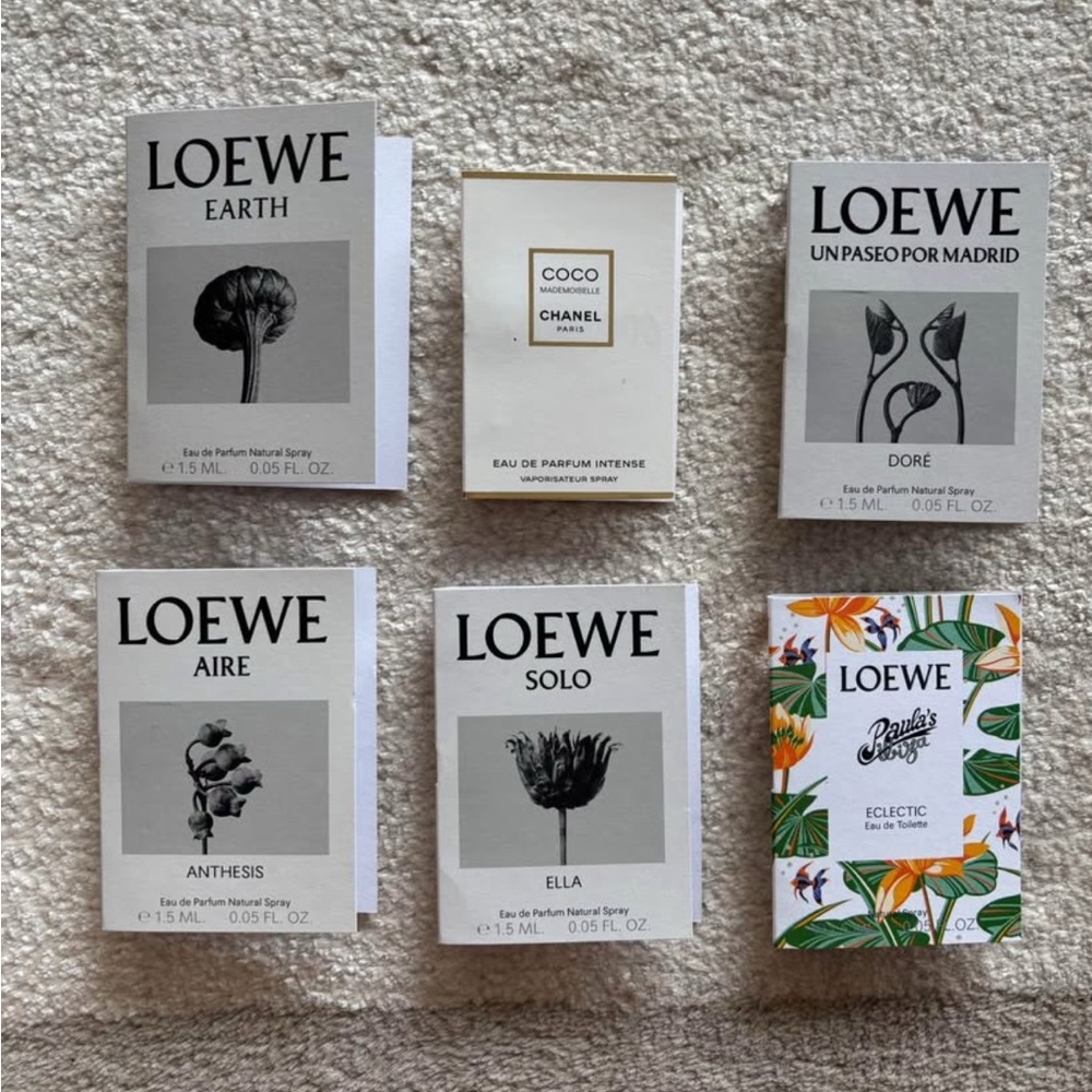 Loewe and Chanel Perfume Sample Set